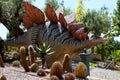 Realistic model of a Stegosaurus Royalty Free Stock Photo