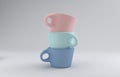 Realistic Mug Mockup 3D Rendered