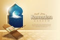 Realistic Mushaf and Arabic Window on The Night of Ramadan