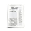 Realistic Newspaper Or News Magazine Abstract Template