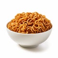 Realistic Noodles On White Background - Samyang Af 14mm F2.8 Rf