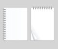 Realistic Note Template Blank Set. Vector