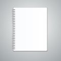 Realistic Note Template Blank. Vector