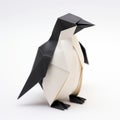 Realistic Origami Penguin In Akihiko Yoshida Style