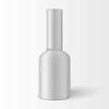 Realistic package luxury cosmetic product. Realistic Cosmetic bottle mockup on white background. Royalty Free Stock Photo