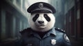 Realistic Panda Bear Police Officer Iphone 6s Wallpapers