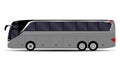Realistic passengers bus. Royalty Free Stock Photo
