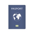 Realistic passport icon. Passport icon. Vector illustration eps 10