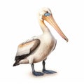 Realistic Pelican Illustration With Blue Eyes