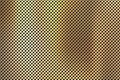 Realistic perforated brushed metal texture. Polished stainless steel background. Vector illustration. Royalty Free Stock Photo