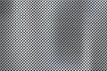 Realistic perforated brushed metal texture. Polished stainless steel background. Vector illustration. Royalty Free Stock Photo