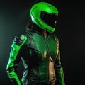 Realistic photo art design protective suit for riding a motorcycle