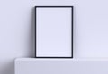 Realistic A4 Photo Frame Mockup Royalty Free Stock Photo