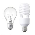 Realistic photo image of light bulbs.