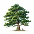 Realistic Pine Tree Illustration In The Style Of Heather Theurer