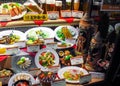 Realistic plastic food display in Japan Royalty Free Stock Photo
