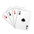 Realistic Playing Cards Aces Of All Stripes