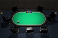 Realistic Poker Table Royalty Free Stock Photo