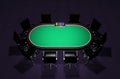 Realistic Poker Table Royalty Free Stock Photo