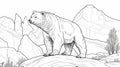 Realistic Polar Bear Coloring Pages: Free Printable For Kids