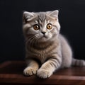 Realistic portrait of beautiful Persian cat