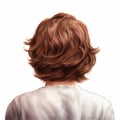 Realistic Portrait Of A Boy With Short Hair - Detailed Shading Illustration