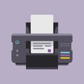 Realistic printer Royalty Free Stock Photo