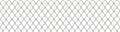 Realistic rabitz wire chain link fence seamless pattern. Steel lattice with rhombus shape. Metal grid fence background Royalty Free Stock Photo