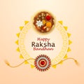 Realistic raksha bandhan with creative rakhi