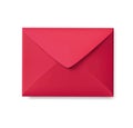 Realistic red envelope empty post letter cover Royalty Free Stock Photo