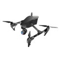 Realistic remote air drone quad-copter with camera. Vector illustration.