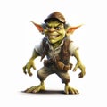 Realistic Rendering Of Goblin Academia Troll Character