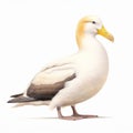 Realistic Rendering Of A Large White Duck In Detailed Nautical Style