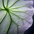 Realistic Rendering Of Pansy Leaf With Organic Contours