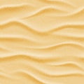Realistic seamless vector beach sea sand background Royalty Free Stock Photo
