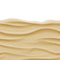 Realistic seamless vector sea sand. Side view illustration Royalty Free Stock Photo
