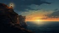 Realistic Seascape Desktop Wallpapers With Anime Art Style