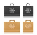 Realistic Shopping Bag Mockup