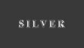 Realistic silver light 3d style text effect Royalty Free Stock Photo