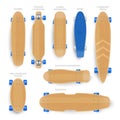 Realistic Skateboard Models Set