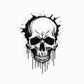 Realistic Skull Icon