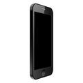 Realistic smartphone. Black modern telephone