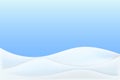 Realistic snowdrift isolated. Vector illustration with snow hills. Winter snowy landscape. EPS 10. Royalty Free Stock Photo