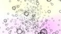 Realistic soap grey color bubbles with colored background Royalty Free Stock Photo