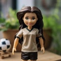 Realistic Soccer Doll: Cute Mary In Khaki Uniform