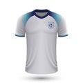 Realistic soccer shirt of England