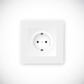 Realistic Socket Vector Template