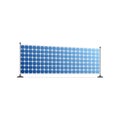 Realistic Solar Panel ecological Power Source Royalty Free Stock Photo