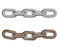 Realistic Steel Chains 2 Pieces Set