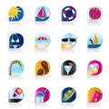 Realistic Summer and Holiday Icons